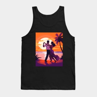 Couple Dancing Bachata on The Beach Tank Top